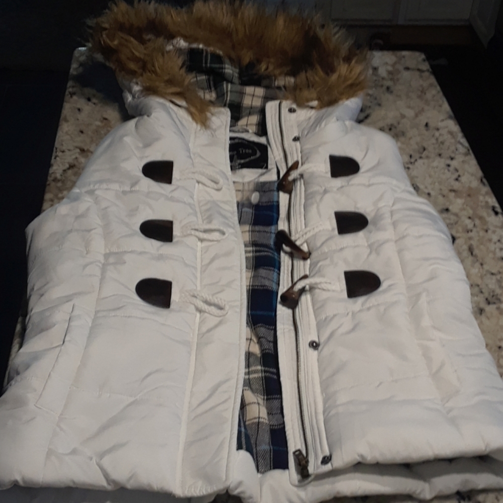 Love tree puffer vest with pockets